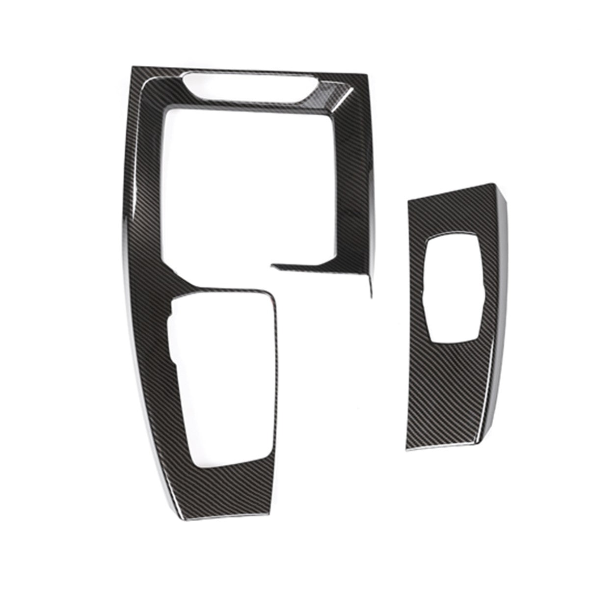 For BMW X3 G01 X4 G02 18-2021 ABS Carbon Interior Console Gear Shift Panel Trim 13