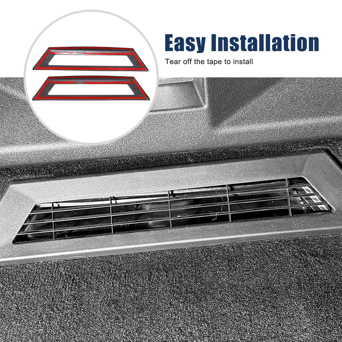 Real Dry Carbon Fiber Center Console Interior Trim For Tesla Cybertruck 2024+ 12