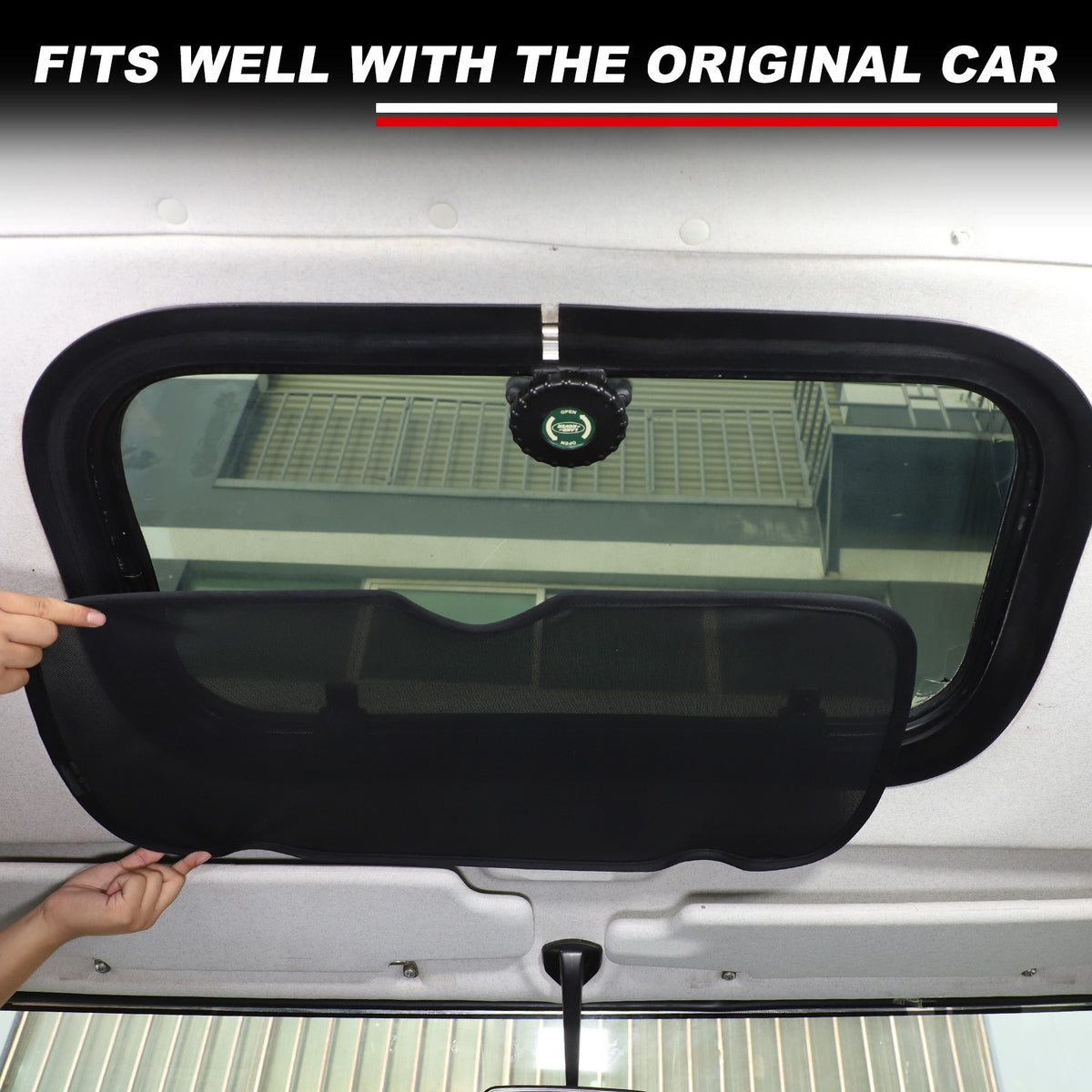 Black Memory Steel Sunroof Sunshade Cover For Land Rover Defender 2004-2018 3