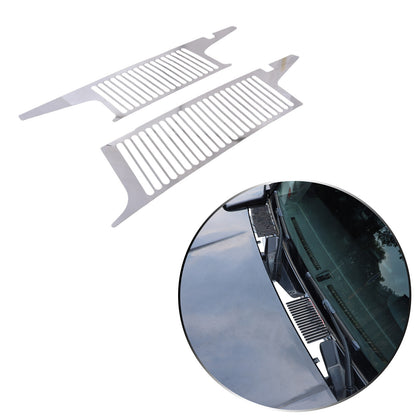 Front Engine Hood Air Outlet Vent Grooves Trim Cover For Hummer H3 2005-2009 US 12