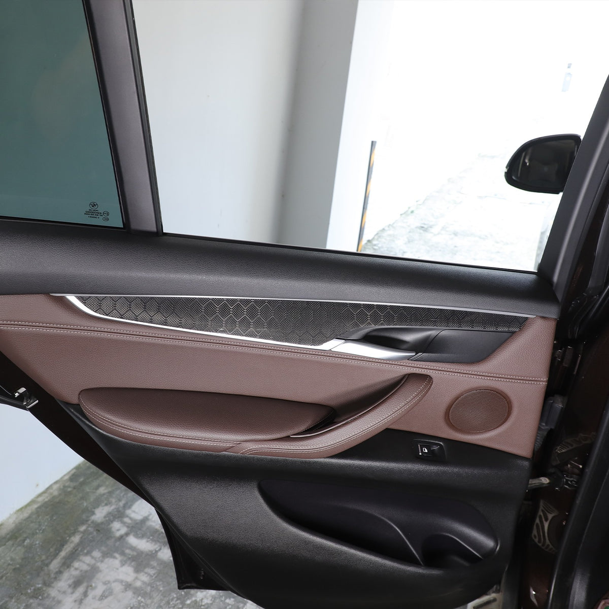 Hondycomb Carbon Fiber Interior Door Panel Trim Cover For BMW X5 X6 F15 F16 14+ 20