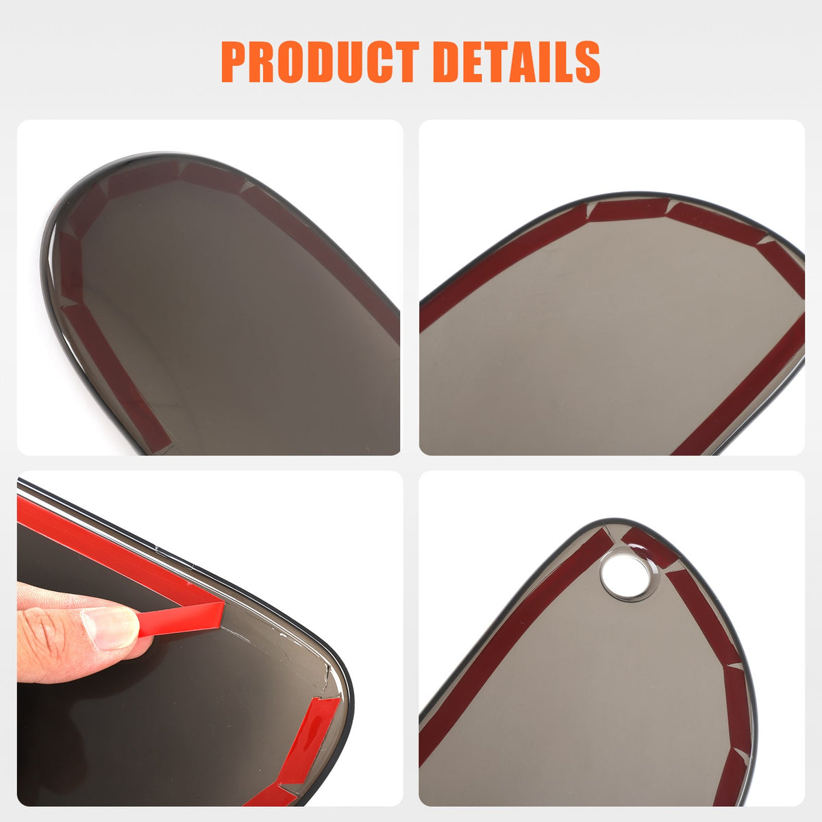 Smoked ABS Tail Light Smoke Housing Cover Trim for Toyota Supra 1993-2002 US 8