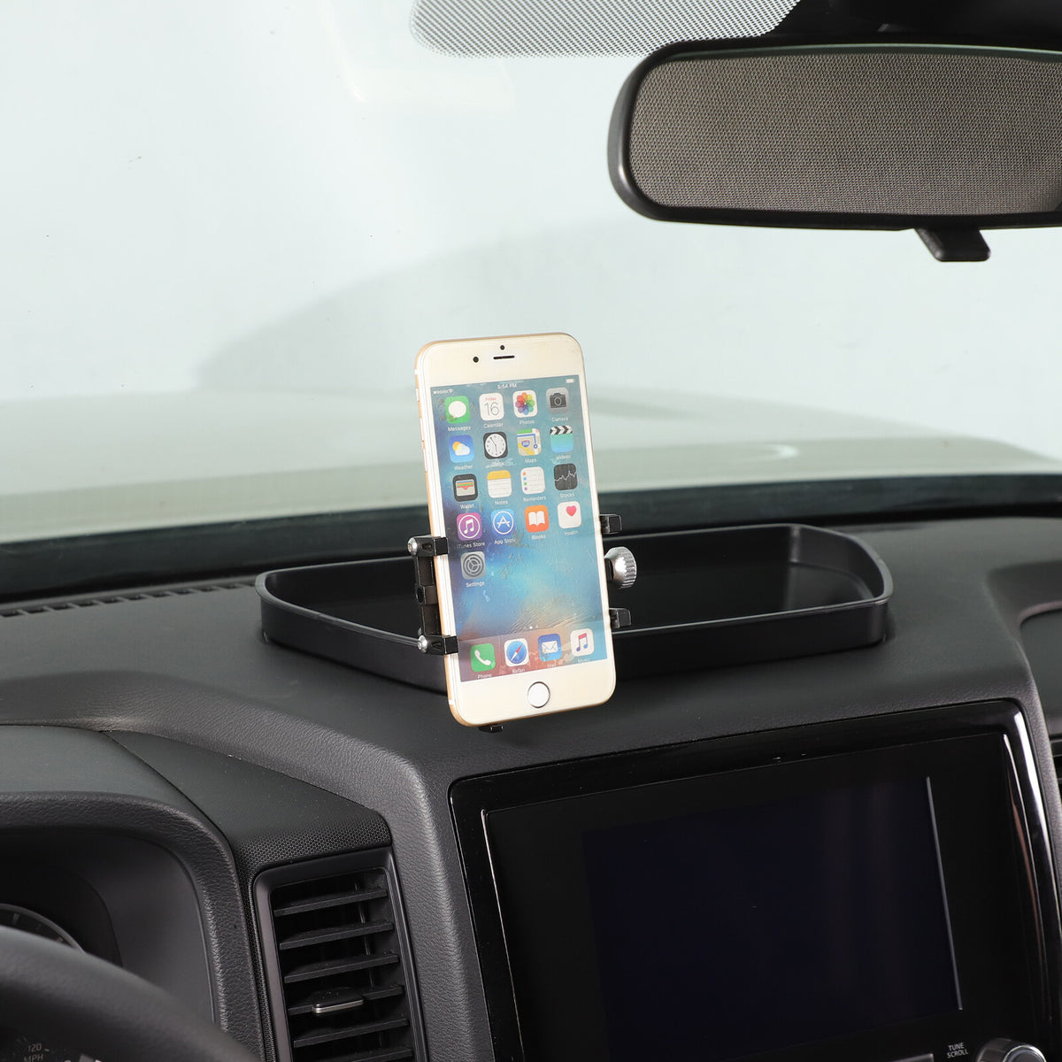 Off-road Dashboard Storage Tray Box Phone Holder For Nissan Frontier D41 2022-24 7