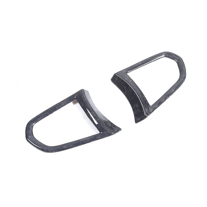 Forged Real Carbon fiber Steering Wheel Button Cover Trim For Lotus EMIRA 21-25 17