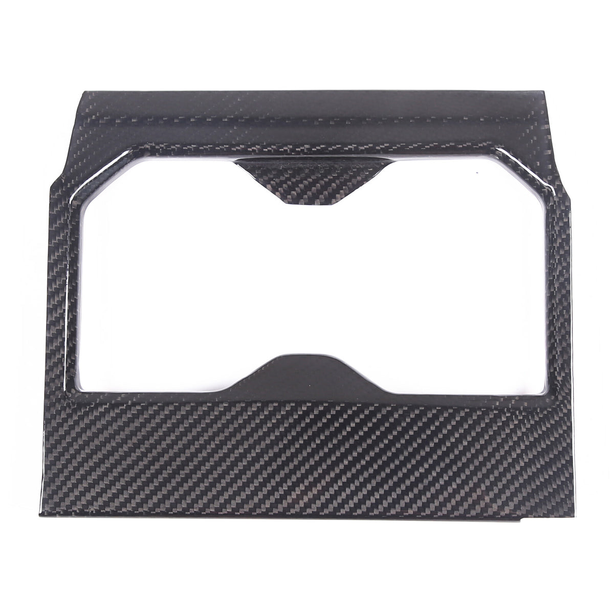Real Carbon fiber Center Front Cup Holder Cover Trim Frame For Toyota Tundra 22+ 16