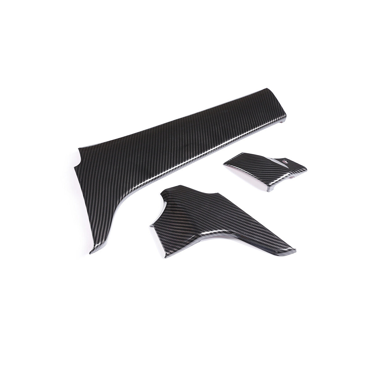 Carbon Fiber ABS Dashboard Door Panel Trim Strip for Benz GLE GLS 2016-19 15