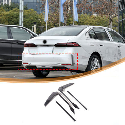 ABS Carbon Rear Bumper Taillight Fog Lamp Trim For BMW 5 Series G60 i5 24+ US 3