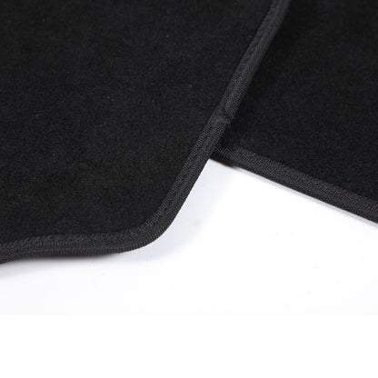 Black Car Floor Mats Cargo Carpets Foot Pads For Hummer H3 2005-2009 4