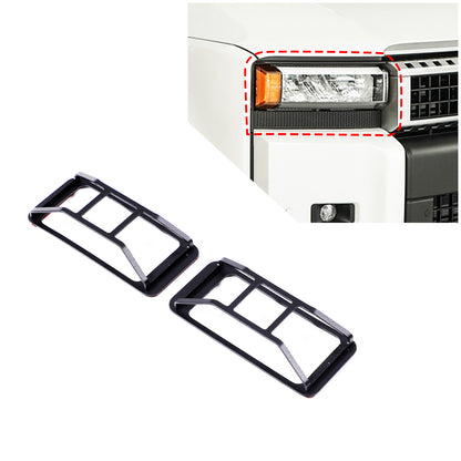 Steel Front Fog Light Lamp Cover Trim Ring For Toyota Land Cruiser LC250 24+ 6