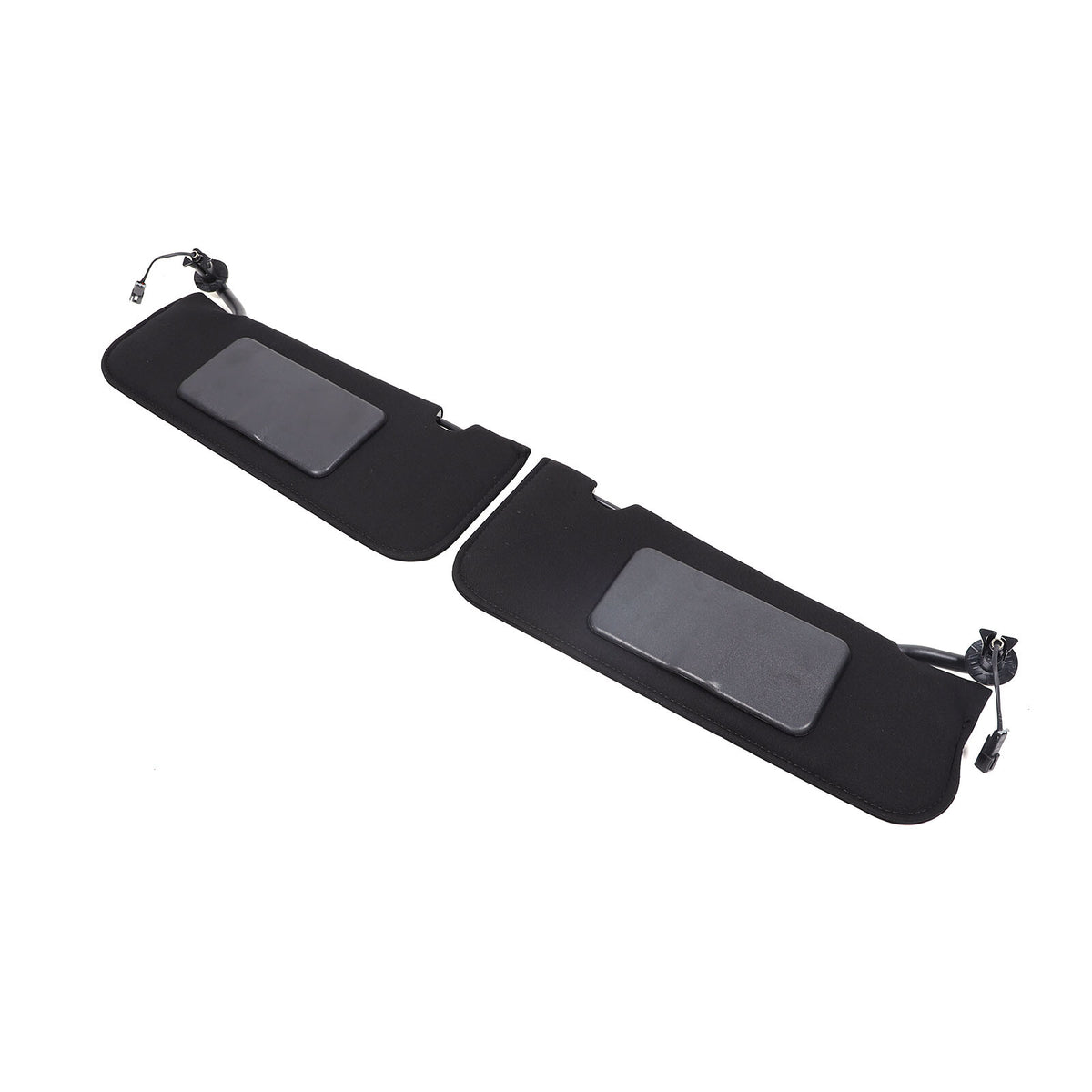 For Corvette C6 Sun Visors Sunvisor with Vanity Mirrors Pair with LED 2005-2013 5