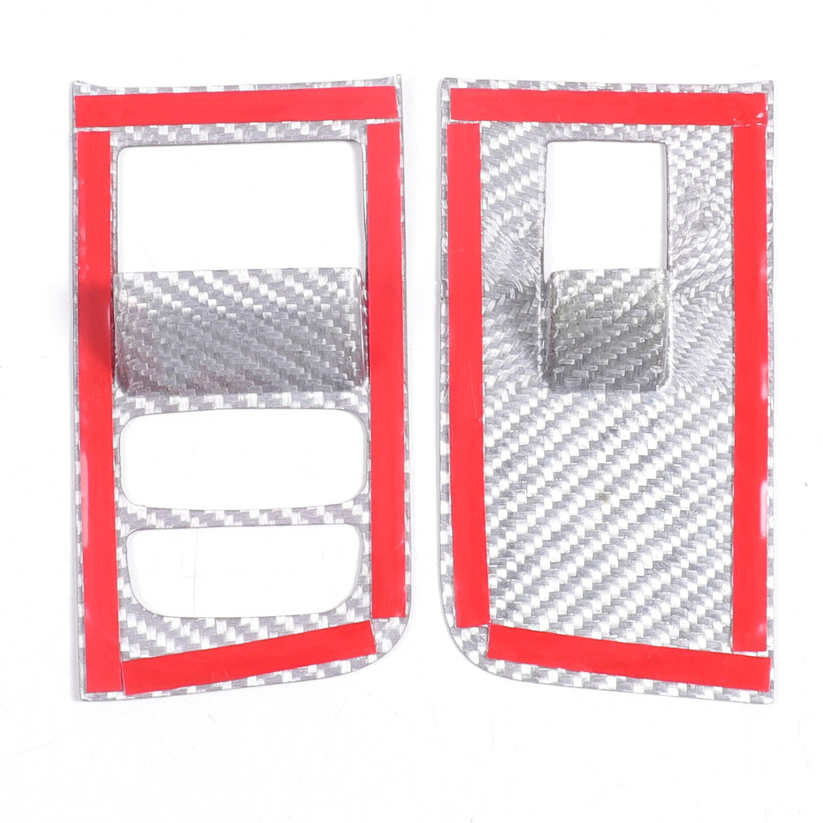 Red Real Carbon fiber Window Lift Switch Button Trim For Lotus EMIRA 2021-2025 12