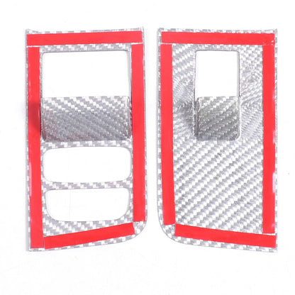 Red Real Carbon fiber Window Lift Switch Button Trim For Lotus EMIRA 2021-2025 12