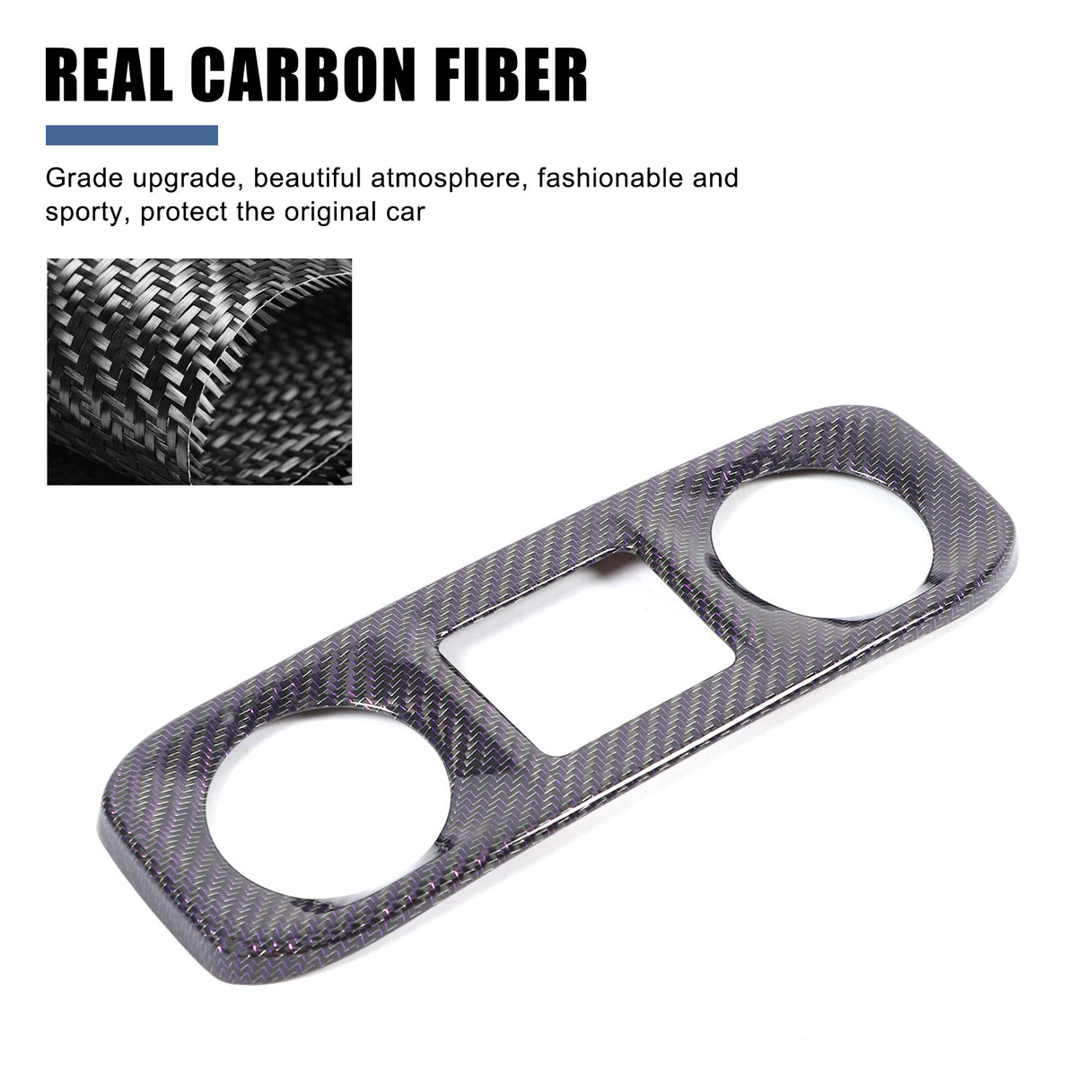 Real Carbon Fiber Center air outlet Trim Cover For Benz W463 G550 G63 19-20 8