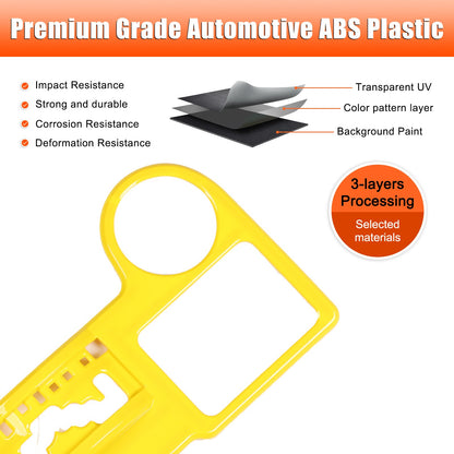 Yellow ABS Shift Panel Frame For Toyota FJ Cruiser 2007-2021 8