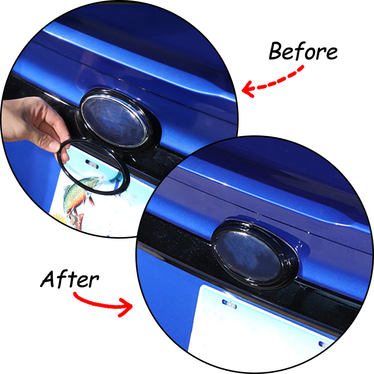 Glossy Piano Black Exterior Door Handle Window Louver Trim For Subaru WRX 22-25 36
