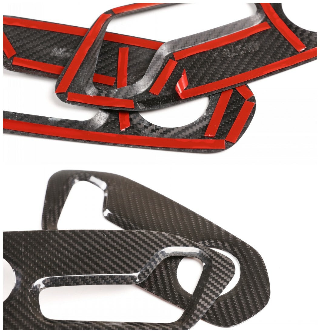 Carbon Fiber Seat Backrest Switch Panel Cover Trim For Lamborghini URUS 18-23 4