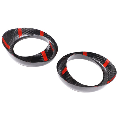 Real Carbon Fiber Front Fog Light Bezel Trim For Infiniti G Series 2010-2013 9
