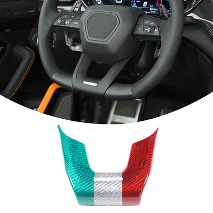 Tri-Color Steering Wheel Cover Trim For Lamborghini Urus/Urus SE 2018-2023 2
