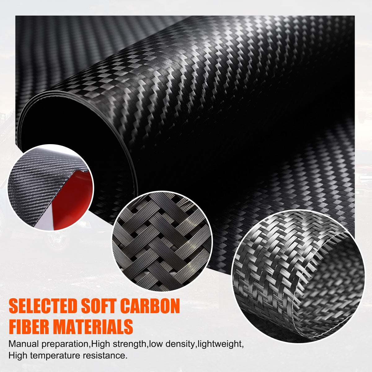 Carbon Fiber Door Armrest Side Panel Trim Sticker For Nissan Frontier 2005-2021 17