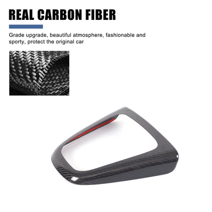 Real Carbon Fiber Center Console Gear Shift Panel Cover For Hummer H3 2005-2009 22