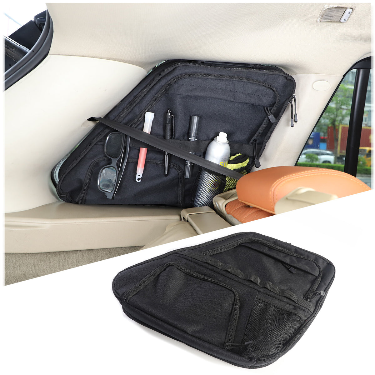 Car Trunk Side Window Storage Bag Tool Bag For Land Rover Range Rover Sport 2010 3