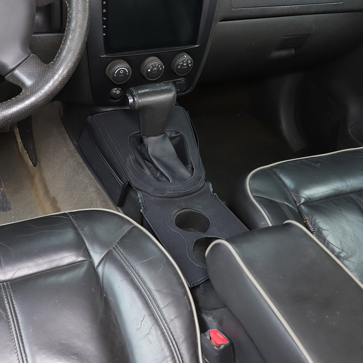 Suede Cloth Center Console Gear Shift Trim Cover For Hummer H3 2005-2009 US 4