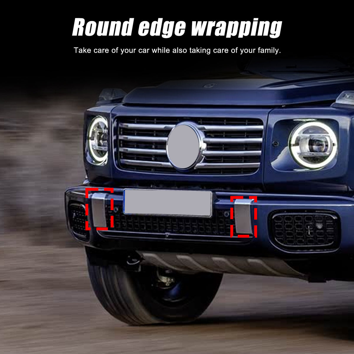 Real Carbon Fiber Front Bumper Trim For Benz G-Class G550 G63 W465 2025+ US 9