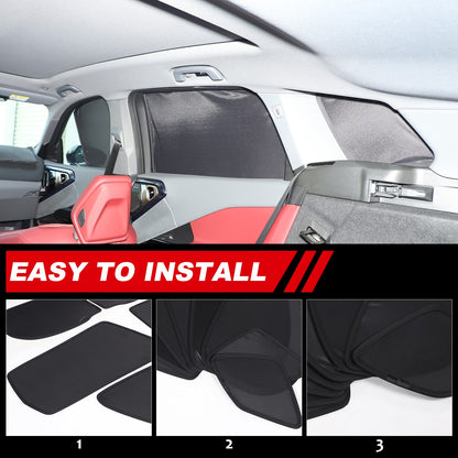 Full Window Mesh Screen Sun Shade Cover Net For BMW X3 G45 2025 20