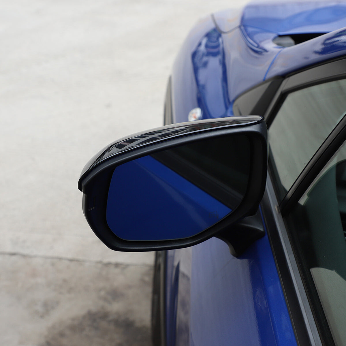 Glossy Piano Black Exterior Door Handle Window Louver Trim For Subaru WRX 22-25 3