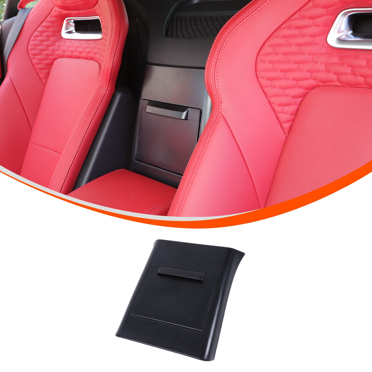 Center Conosle Back Storage Box Trim Cover For Jaguar F-TYPE Coupe 2013-24 US 7