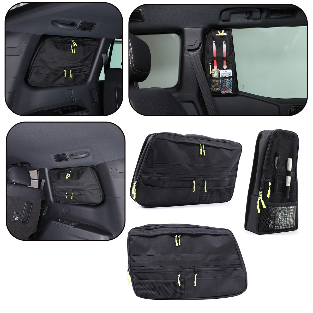 Interior Organizer R&L Side Storage Bag Set For Toyota Land Cruiser LC250 24+ 2