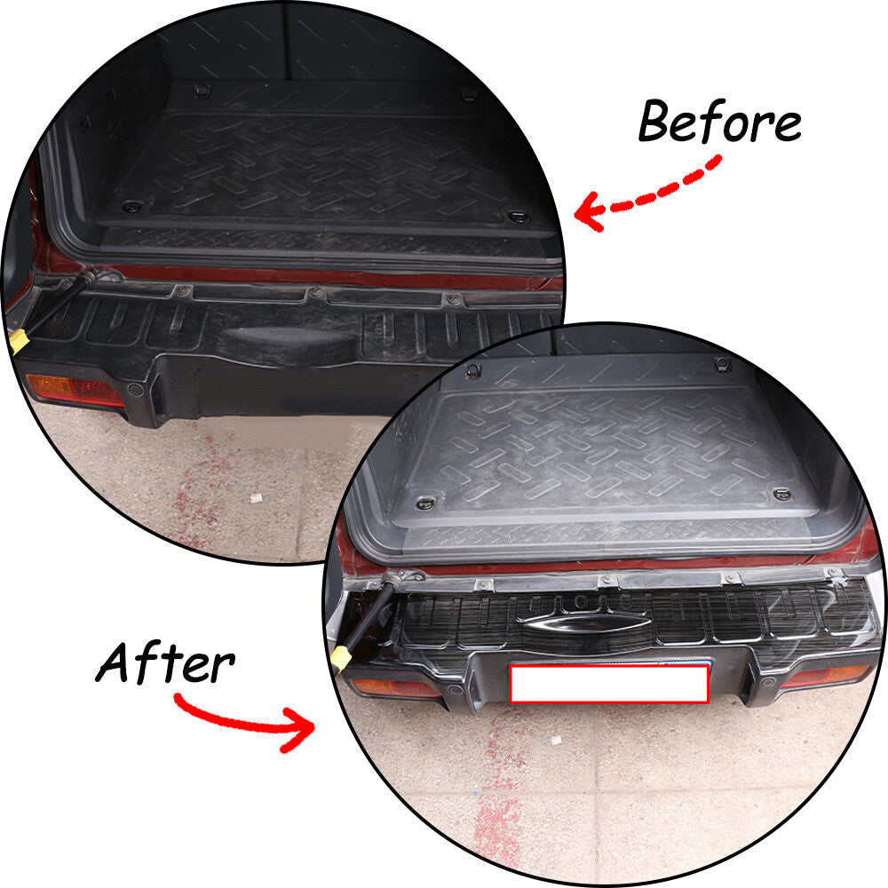 Steel Foiled Plain Rear Bumper Guard Steel Protector For Toyota FJ Cruiser 07-21 10