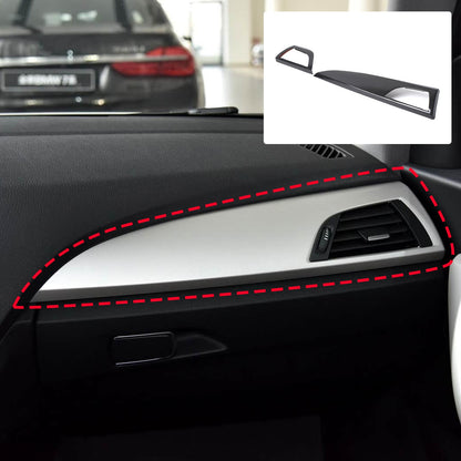 Real Carbon Fiber Center Dash Panel Trim For BMW 1 2 Serie F20 F21 F22 F23 12-17 16