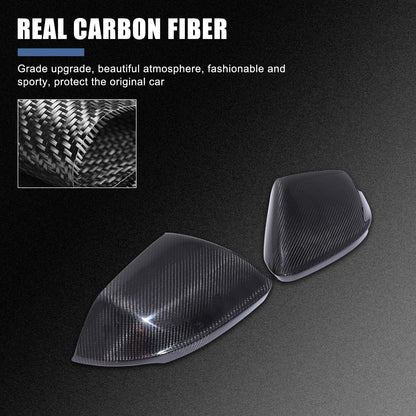 Real Carbon Fiber Exterior Mirror Trim W Light For Lamborghini URUS 18-24 US 5