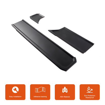 Matte Real Carbon fiber Dashboard wordmark Trim Cover For LR Defender 20-23 US 6