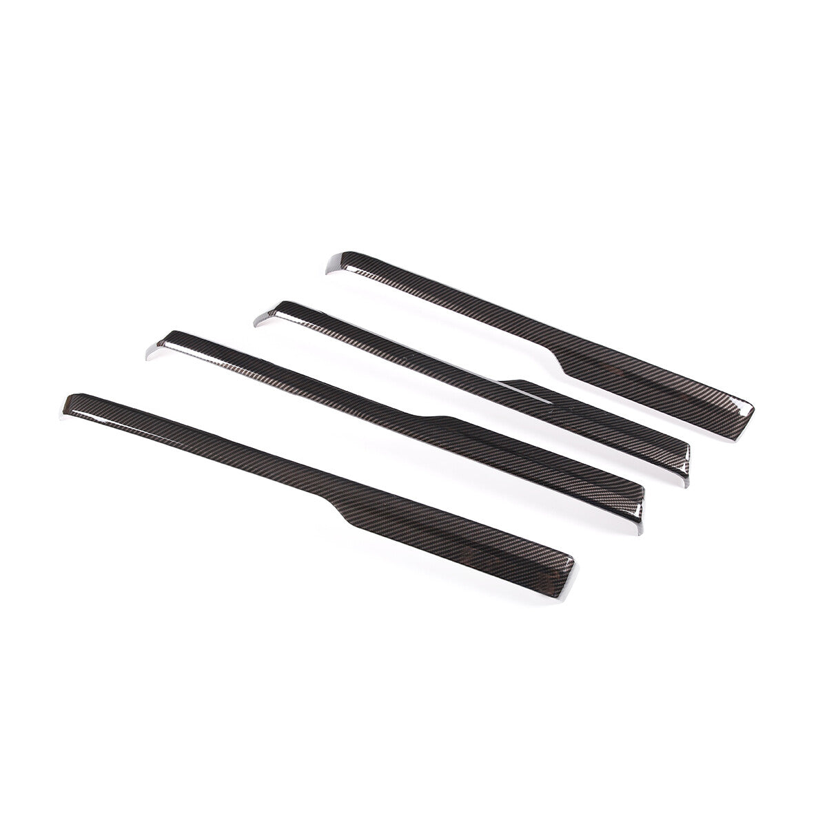 ABS Carbon Fiber Inner Door Panel Trim For Toyota Tundra Crew Cab 2014-2020 5