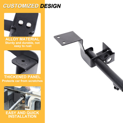 Front Bumper Flagpole Holder Antenna Mount Bracket For Hummer H2 2003-2009 17