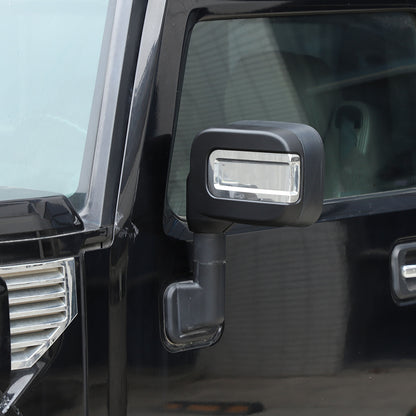 Matte Black Side Rear Exterior Door Mirror Cap Cover For Hummer H2 2003-09 US 9
