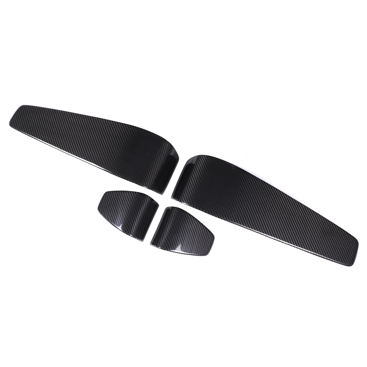 Real Carbon Fiber Seat Back Cover Trim For Porsche Panamera 972 2024+ 11