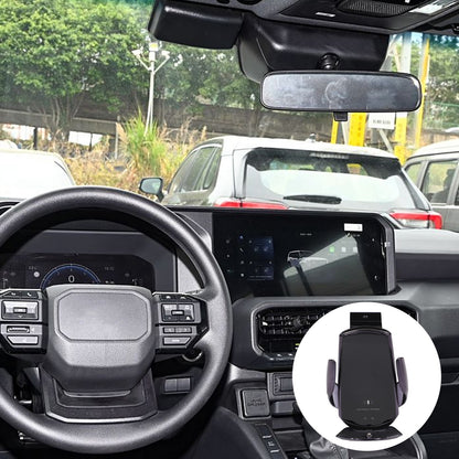 Wireless Navigation Screen Phone Mount Holder For Toyota LC250 Prado 2024+ 10
