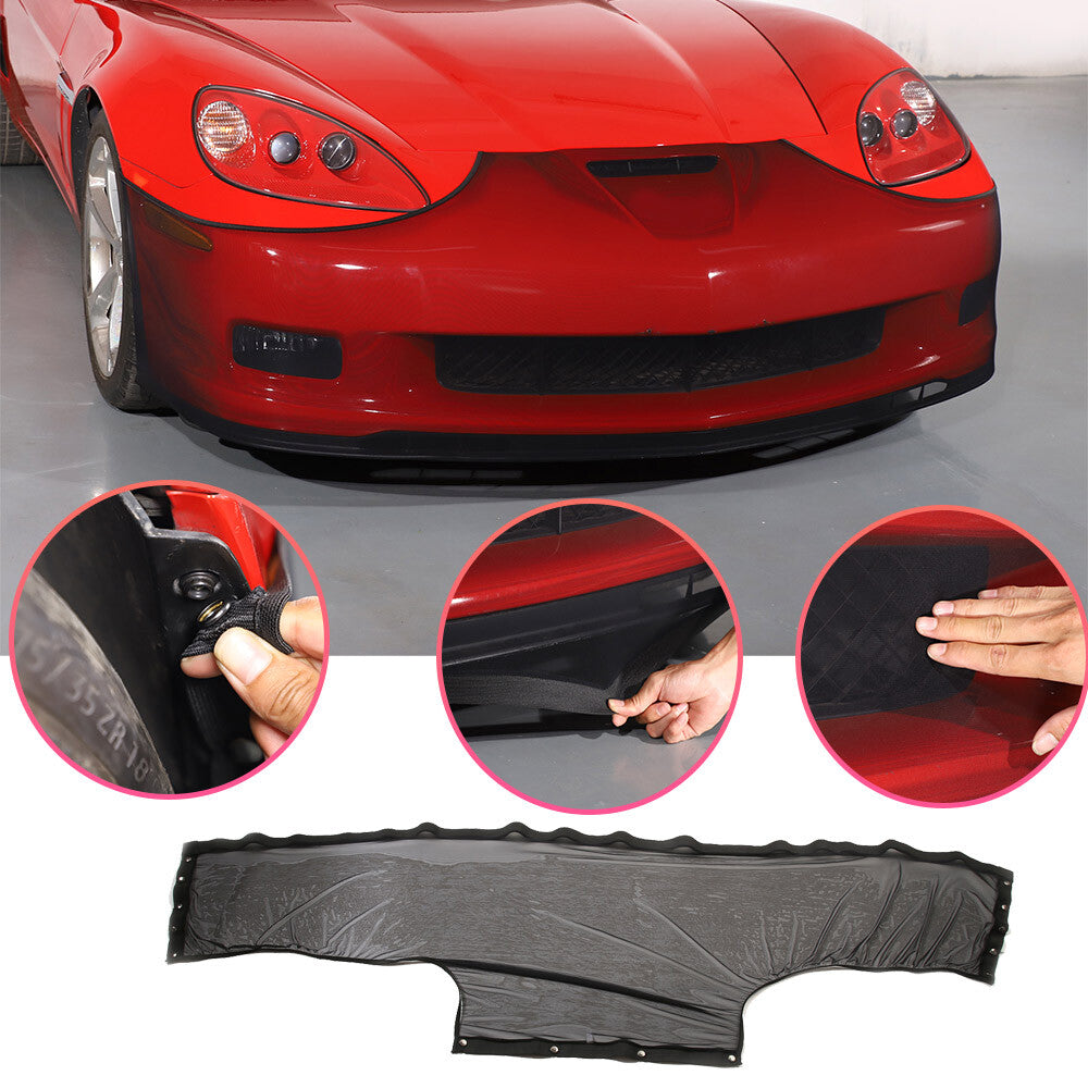 For Corvette C6 Front Bra Stretch Mask Front Bumper Mask High Tech Stretch Mask 1
