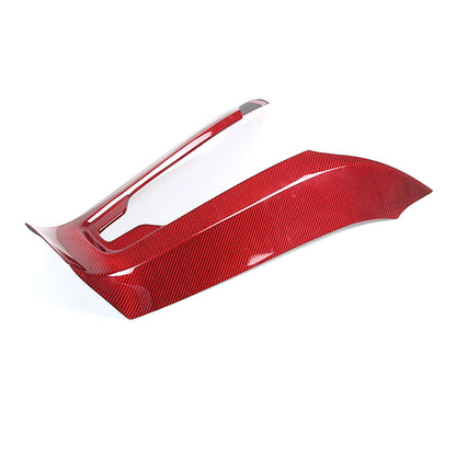 Red Real Carbon Fiber Interior Trim for Corvette C8 20-25 177