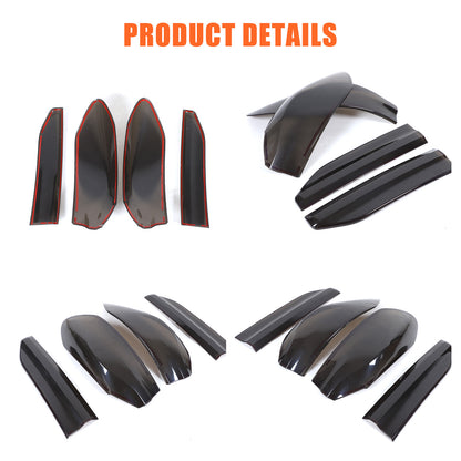 Smoked Rear Tail Light Guard Decor Cover Trim Bezels For BMW X6 G06 2020-2026 16