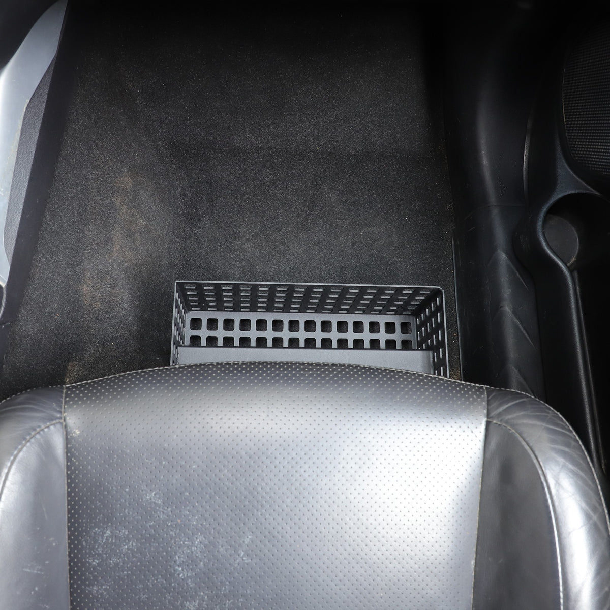 Aluminum Alloy Under Passenger Seat Storage Basket For Mitsubishi ASX 2011-2018 18