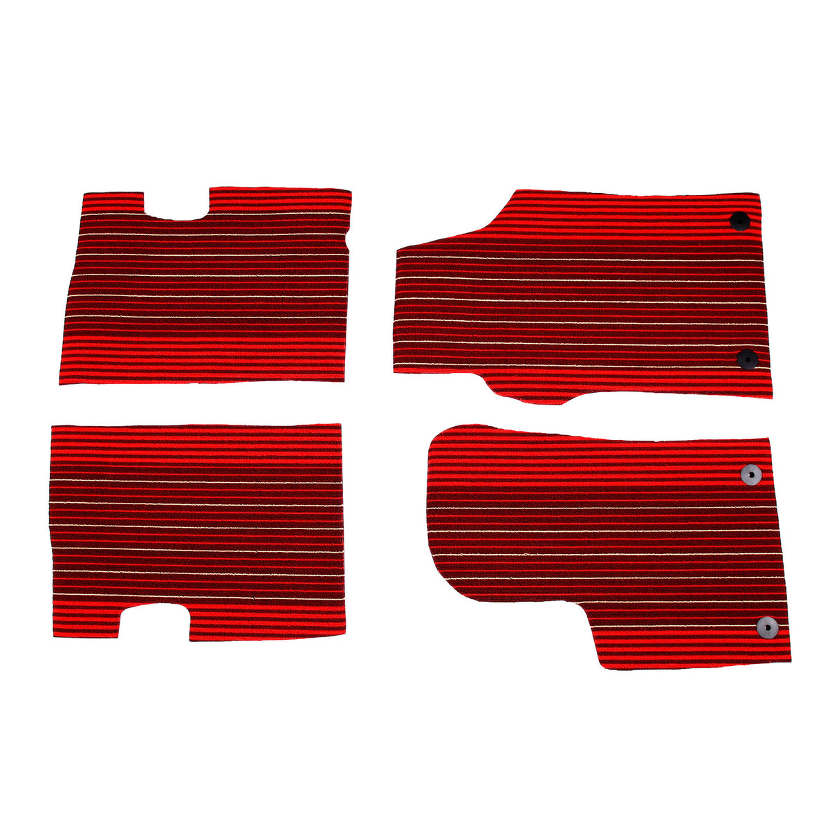 2PCS/Set Car Floor Mats Cargo Carpets Foot Pads For Fiat 500 2016-2021 16
