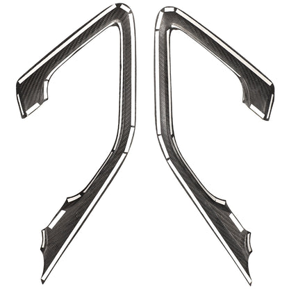 Matte Real Carbon Fiber Inner Door Handle Trim For Nissan GTR R35 2008‑2016 3