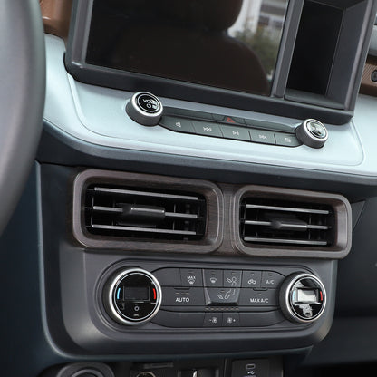 Oak Wood Grain Interior Decor Trim Cover Set Kit Fits Ford Maverick 2022-2024 30