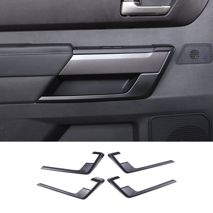 Matte Black ABS Interior Decoration Cover Trim Kit For Toyota Tundra 2022-26 US - Variants 21-25 27