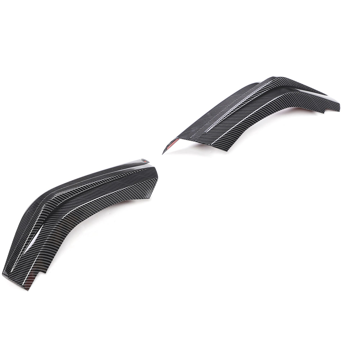 Carbon Fiber ABS Front Bumper Corner Molding Trim For Toyota RAV4 XA60 2026+ 10
