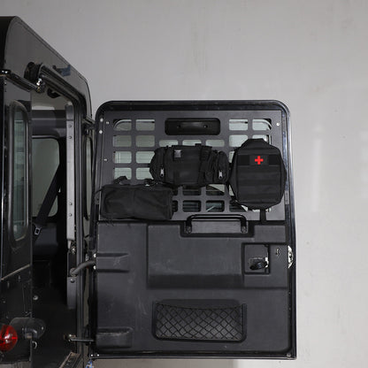Tailgate Rear Window Trunk Storage Molle Panel For LR Defender 90 110 2004-2019 7